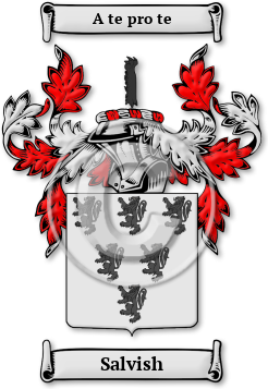 Salvish Family Crest Download (jpg) Legacy Series - 150 DPI