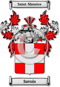 Savois Family Crest Download (jpg) Legacy Series - 150 DPI