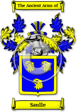 Saulle Family Crest Download (jpg) Legacy Series - 150 DPI