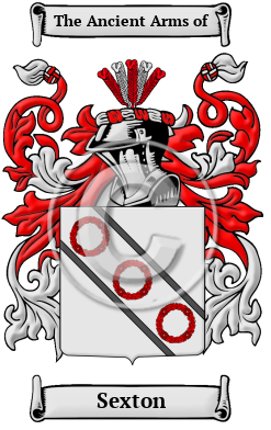 Sexton Family Crest Download (JPG) Heritage Series - 600 DPI