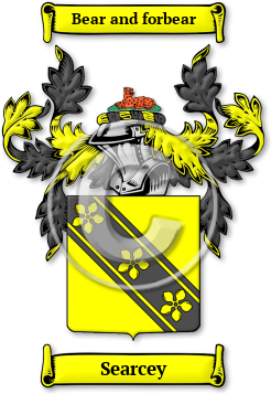 Searcey Family Crest Download (jpg) Legacy Series - 150 DPI