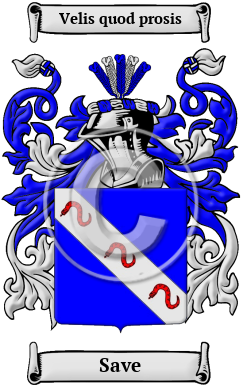 Save Name Meaning, Family History, Family Crest & Coats of Arms