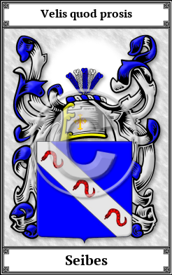 Seibes Family Crest Download (JPG)  Book Plated - 150 DPI