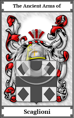 Scaglioni Family Crest Download (JPG)  Book Plated - 150 DPI