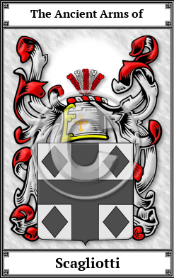 Scagliotti Family Crest Download (JPG)  Book Plated - 150 DPI