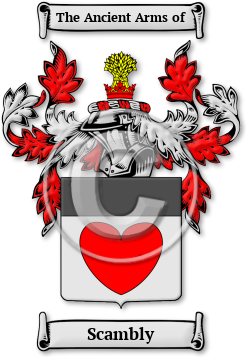Scambly Family Crest Download (JPG) Legacy Series - 600 DPI