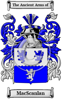 MacScanlan Family Crest/Coat of Arms