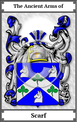 Scarf Family Crest Download (JPG)  Book Plated - 150 DPI