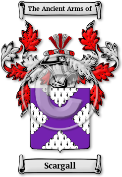 Scargall Family Crest Download (jpg) Legacy Series - 150 DPI