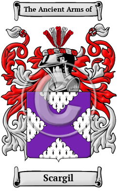 Scargil Family Crest/Coat of Arms