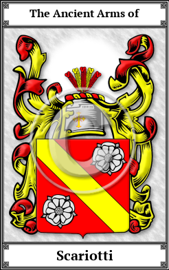 Scariotti Family Crest Download (JPG) Book Plated - 600 DPI