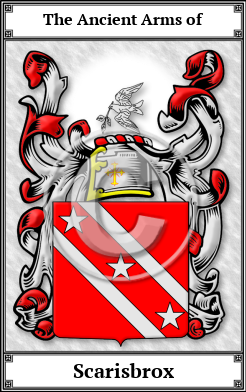 Scarisbrox Family Crest Download (JPG)  Book Plated - 150 DPI