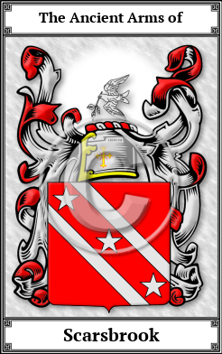 Scarsbrook Family Crest Download (JPG) Book Plated - 600 DPI