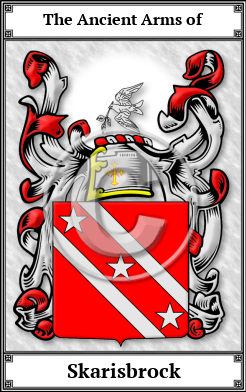 Skarisbrock Family Crest Download (JPG)  Book Plated - 150 DPI