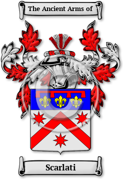 Scarlati Family Crest Download (jpg) Legacy Series - 150 DPI