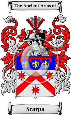 Scarpa Family Crest Download (JPG) Heritage Series - 600 DPI