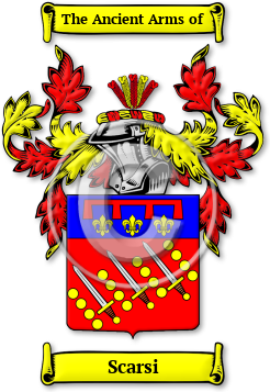 Scarsi Family Crest Download (jpg) Legacy Series - 150 DPI