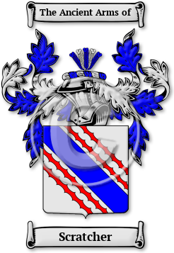 Scratcher Family Crest Download (jpg) Legacy Series - 150 DPI