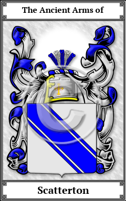 Scatterton Family Crest Download (JPG)  Book Plated - 150 DPI