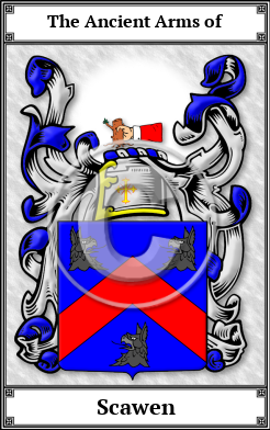 Scawen Family Crest Download (JPG)  Book Plated - 150 DPI