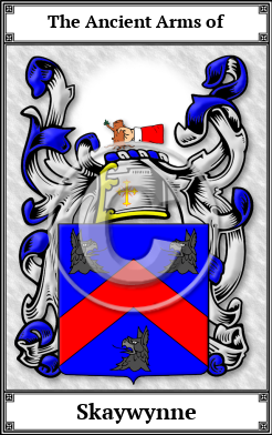 Skaywynne Family Crest Download (JPG)  Book Plated - 150 DPI