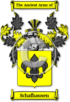 Schafhausen Family Crest Download (jpg) Legacy Series - 150 DPI