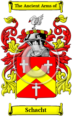 Schacht Name Meaning, Family History, Family Crest & Coats of Arms