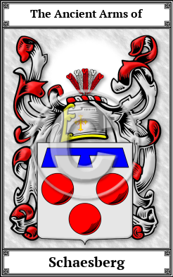 Schaesberg Family Crest Download (JPG)  Book Plated - 150 DPI