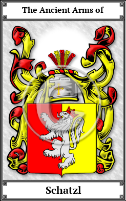Schatzl Family Crest Download (JPG)  Book Plated - 150 DPI
