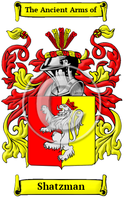 Shatzman Family Crest/Coat of Arms