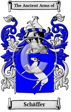 Schäffer Family Crest/Coat of Arms