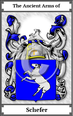 Schefer Family Crest Download (JPG)  Book Plated - 150 DPI