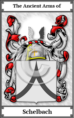 Schelbach Family Crest Download (JPG)  Book Plated - 150 DPI