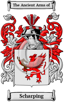 Scharping Family Crest Download (JPG) Heritage Series - 600 DPI