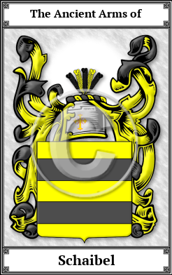 Schaibel Family Crest Download (JPG)  Book Plated - 150 DPI