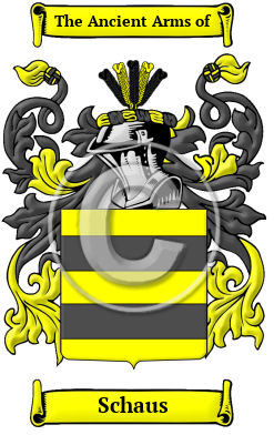 Schaus Family Crest Download (JPG) Heritage Series - 600 DPI