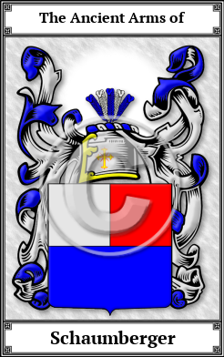 Schaumberger Family Crest Download (JPG) Book Plated - 600 DPI