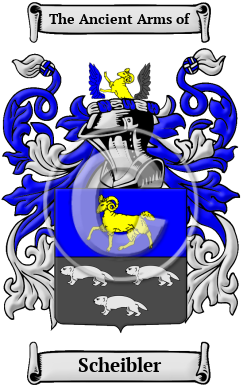 Scheibler Family Crest Download (JPG) Heritage Series - 300 DPI