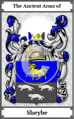 Sheybe Family Crest Download (JPG)  Book Plated - 150 DPI