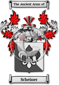 Scheiner Family Crest Download (jpg) Legacy Series - 150 DPI