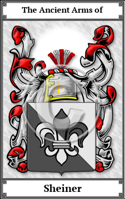 Sheiner Family Crest Download (JPG)  Book Plated - 150 DPI