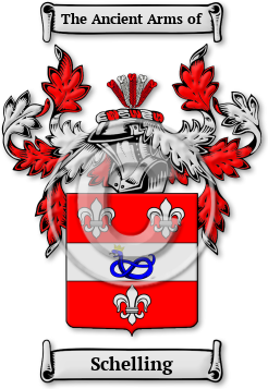 Schelling Family Crest Download (jpg) Legacy Series - 150 DPI
