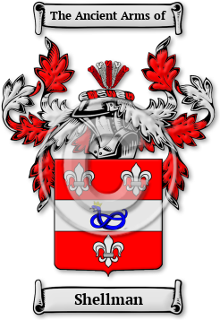 Shellman Family Crest Download (jpg) Legacy Series - 150 DPI