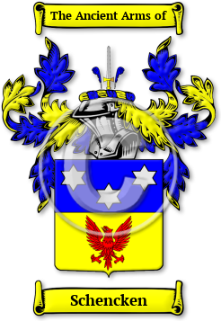 Schencken Family Crest Download (JPG) Legacy Series - 600 DPI
