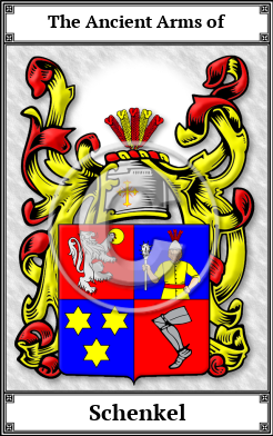 Schenkel Family Crest Download (JPG) Book Plated - 600 DPI