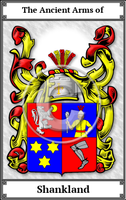 Shankland Family Crest Download (JPG)  Book Plated - 150 DPI