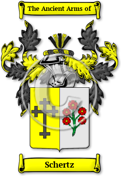 Schertz Family Crest Download (jpg) Legacy Series - 150 DPI