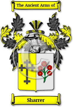 Sharrer Family Crest Download (jpg) Legacy Series - 150 DPI