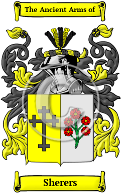 Sherers Family Crest/Coat of Arms