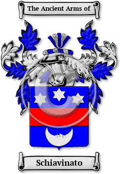 Schiavinato Family Crest Download (JPG) Legacy Series - 600 DPI
